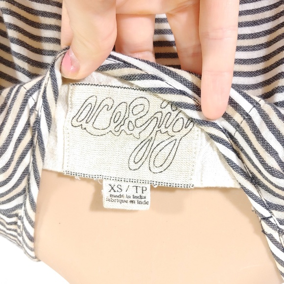 Ace & Jig Stripe Dress Sz XS - Picture 7 of 9